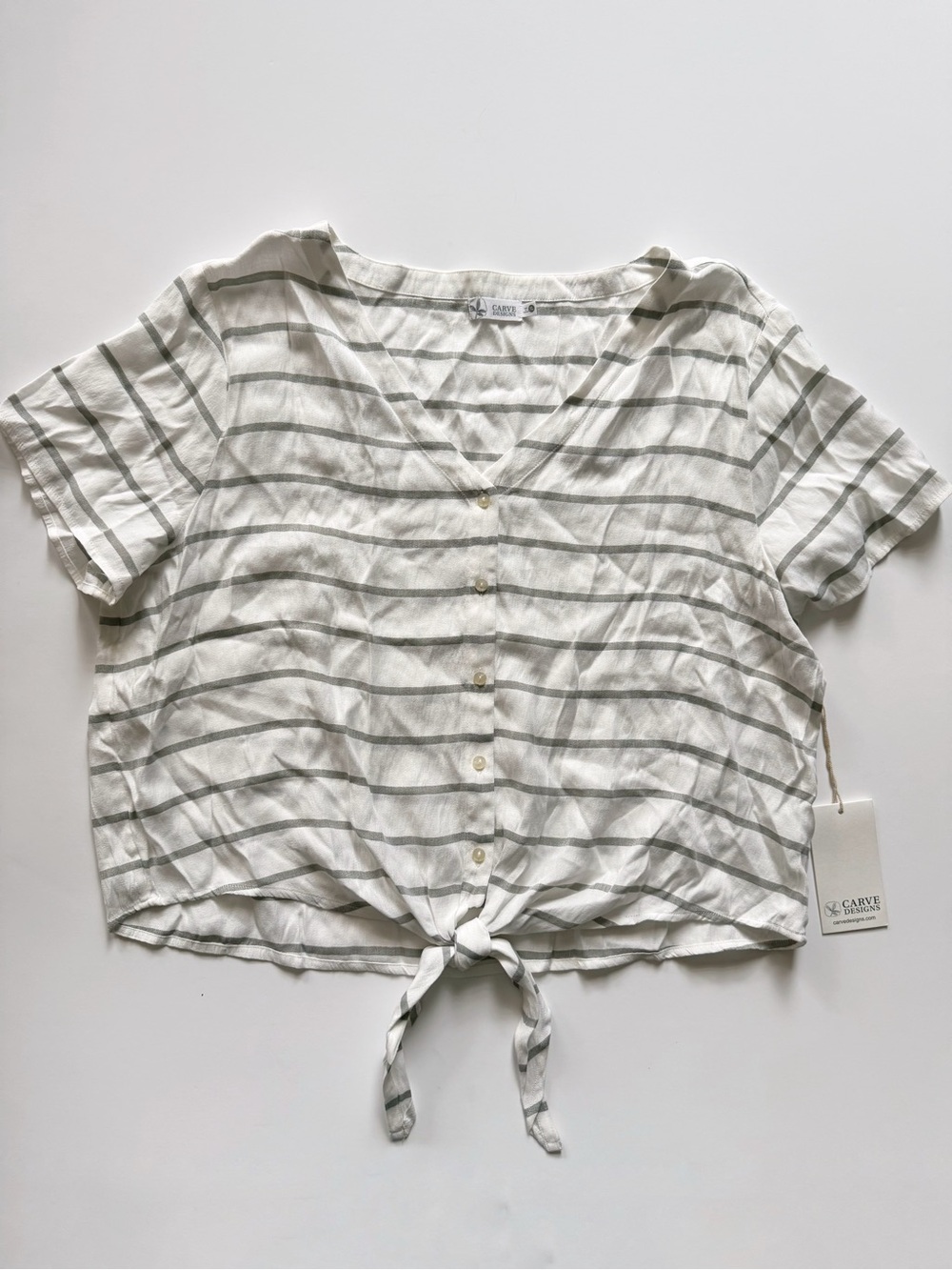 Carve Designs Landon Top in Cloud size XL NWT